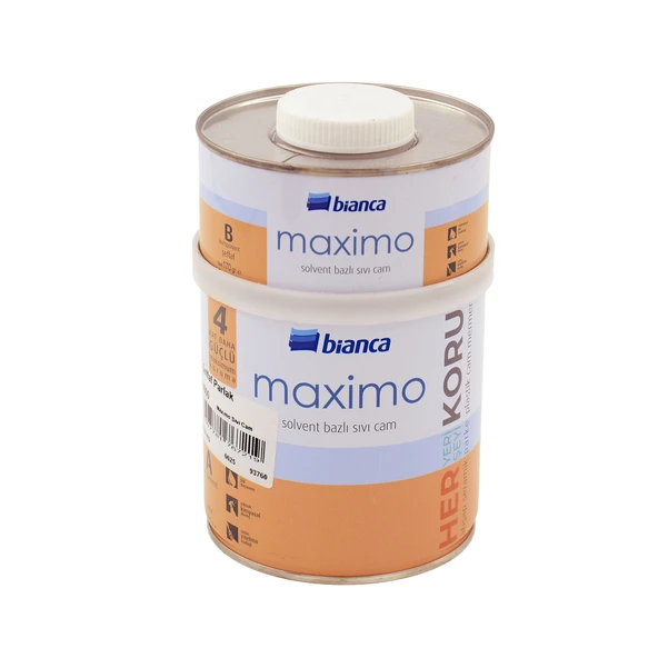 Bianca Maximo Solvent Bazlı Sıvı Cam Parlak Vernik 500 gr ürün görseli