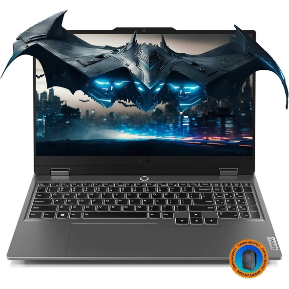 Loq 83GS007VTR18 I5-12450HX 16GB 512SSD RTX3050 15.6" Fhd W11P Dizüstü BILGISAYAR-CNT019 - Resim 2