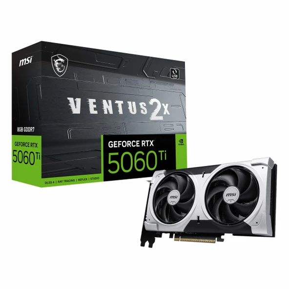 MSI Ventus 2X Plus GeForce RTX 5060 Ti 8GB GDDR7 128Bit HDMI/DP Ekran Kartı ürün görseli 1