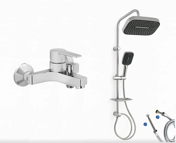 Artema Nora S Banyo Bataryası + Doppo Prime Lux Tepe Duş Sistemi ürün görseli 1