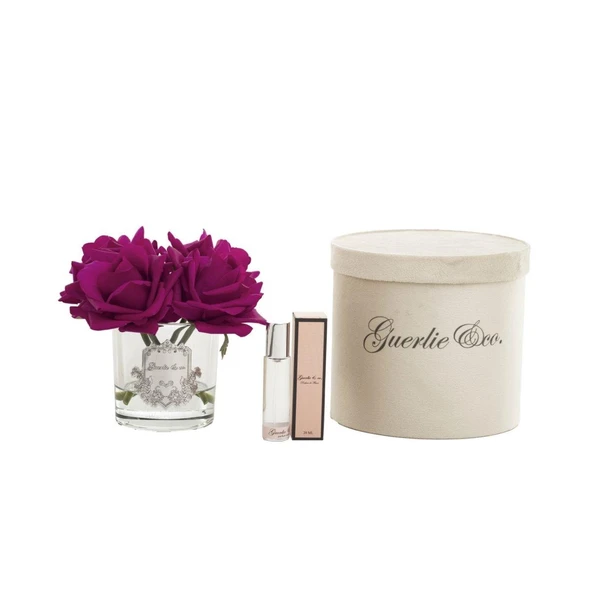 Guerli&Co 4 Gül Bordo Gümüş Logo