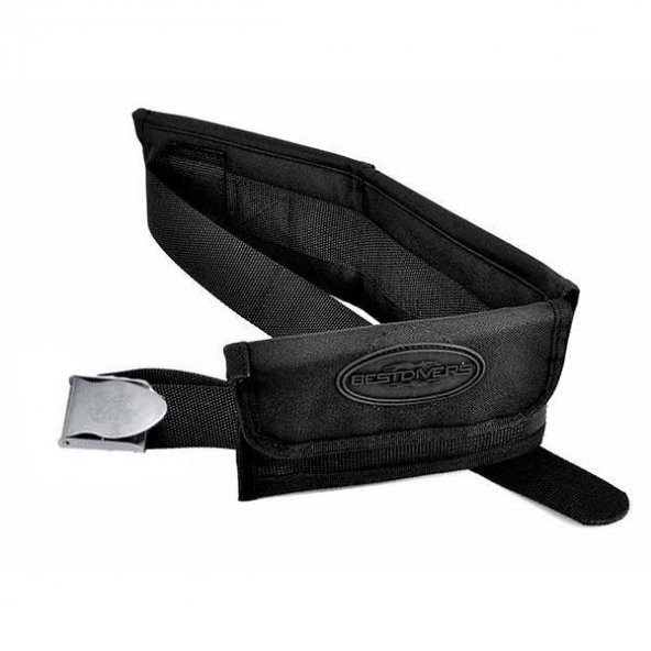 BESTDIVERS Ağırlık Kemeri 3 Cepli, Çelik Tokalı ürün görseli 1