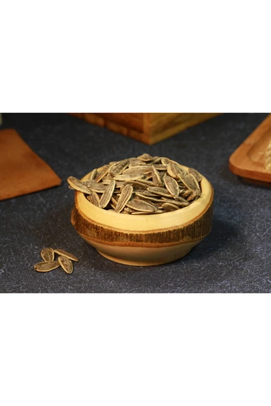 Kavrulmuş Tuzlu Siyah Çekirdek 500gr - Resim 2