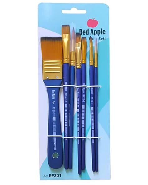 Red Apple Zemin Fırçalı 7li Fırça Seti RF201