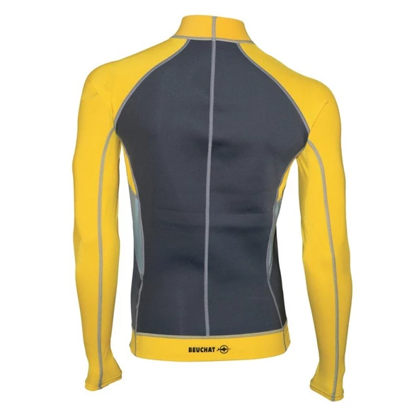 BEUCHAT Rash Guard Uzun ATOLL, 2 mm, Erkek, Sarı - 2