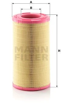 Man Truck Hava Filtresi Man Tgl 12.180 D0834 05> - Mann C261005 - Resim 1