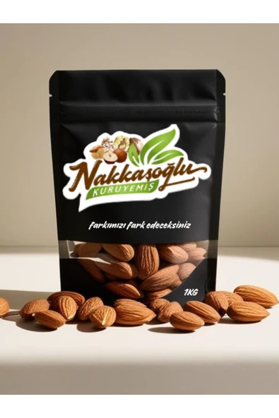 Nakkaşoğlu Kuruyemiş Kavrulmuş Badem 1KG ürün görseli