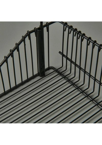 Vip Ahmet VP-920 Mutfak Banyo Sepeti Çok Amaçlı Sept Ferforje Metal Fintorp Model 20*20 - Resim 2