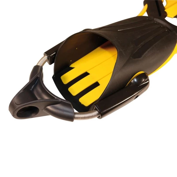 BEUCHAT Palet Açık AQUABIONIC EVO, Siyah, Çelik Yaylı Kayış İle - 3