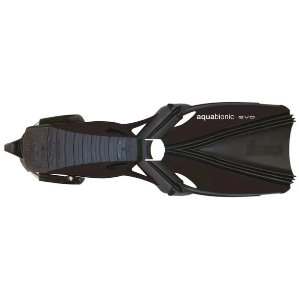 BEUCHAT Palet Açık AQUABIONIC EVO, Siyah, Çelik Yaylı Kayış İle - 2