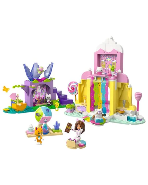 Lego Gabbys Dollhouse Tatlı Şekerleme Dağı ve Kedi Bahçesi 263 Parça 11205 - 1