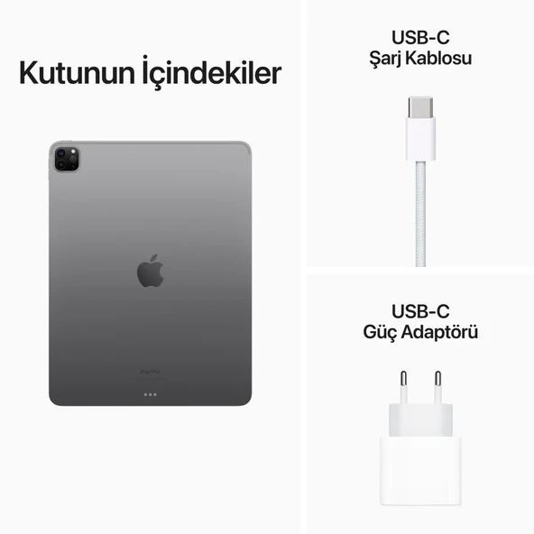 Apple iPad Pro 6.Nesil 128GB 12.9" Wi-Fi Tablet - MNXP3TU/A Uzay Grisi - 10