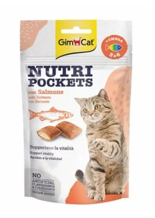 Nutripockets Somonlu ve Omega 3&6 Kedi Ödülü 60 Gr ürün görseli 1