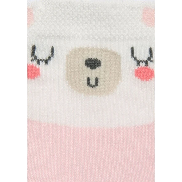 F&F Baby Bebek Çorabı 3 lü Set Uykucu Fairy 0-6 Ay - 3