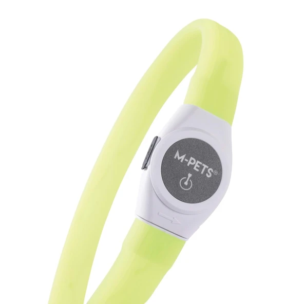 M-Pets Flash Led Boyun Tasma Yeşil (L) - Resim 2