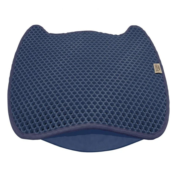 Cattie Taraklı Model Kum Toplayıcı Fonksiyonel Kedi Paspası Navy Blue - Kedi Model L Boy 50-75cm