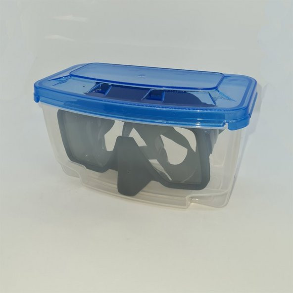 KRAKEN Maske M22 Çerçevesiz Siyah Silikon, Tek camlı - Resim 3