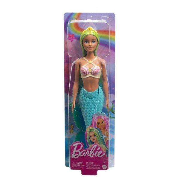 HRR02 Dreamtopia Barbie Denizkızı Bebek - 1