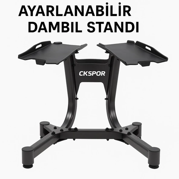 Ayarlanabilir Dambıl Standı Dayanıklı ve Ergonomik Tasarım Ev & Spor Salonu Kullanımı İçin - 2