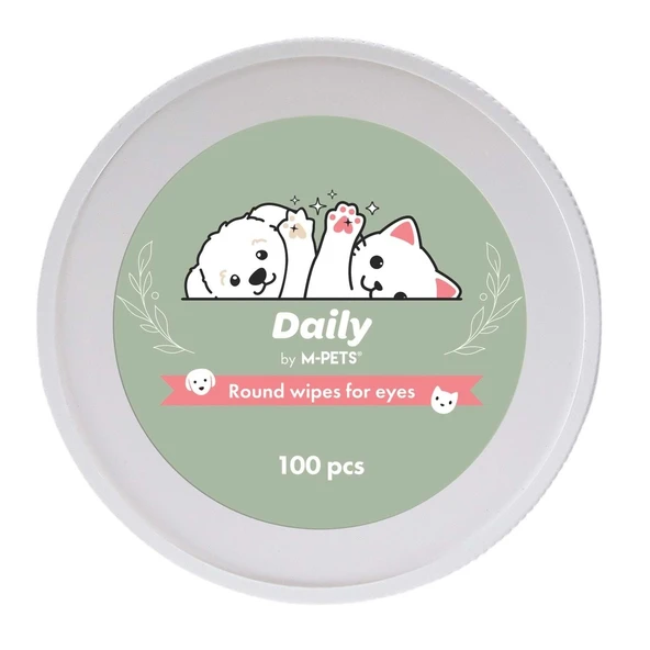 M-Pets Daily Kedi Ve Köpek Göz Çevresi Temizleme Pedi 100lü - Resim 3