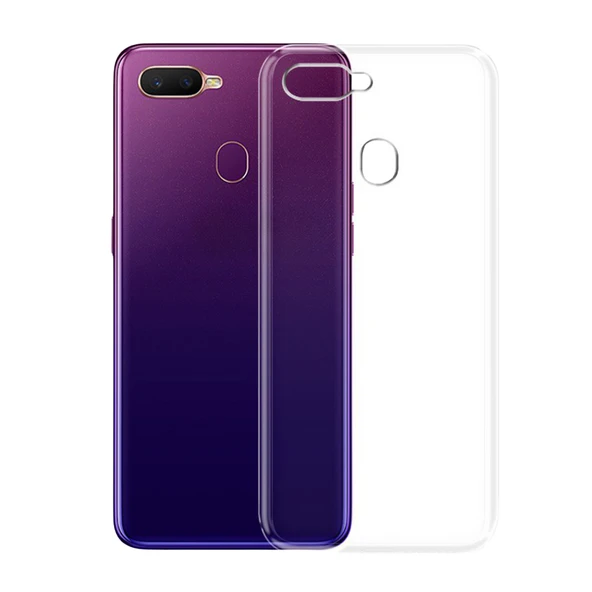 Oppo A5s Lux Seri Premium Şeffaf Silikon Kılıf ürün görseli 1