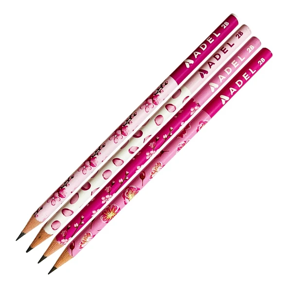 Adel Sakura 2B Yuvarlak Kurşun Kalem 1 Adet - Resim 5