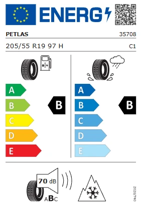 Petlas 205/55 R19 97H Reinf. Explero Winter W671 Kış Lastiği 2024 Üretim - Resim 3