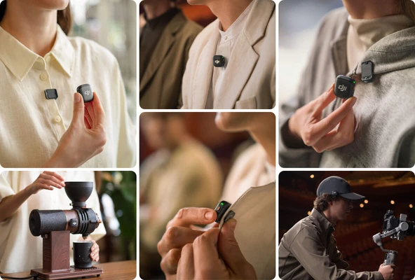 DJI Mic 3 Kablosuz 2 Kişilik Kompakt Mikrofon Seti - 5