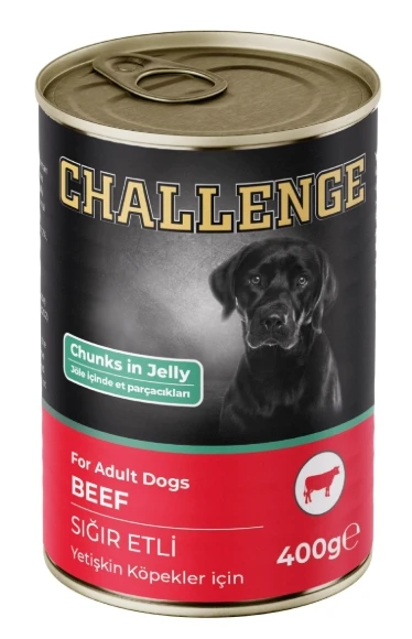Challenge Yetişkin Köpekler için Sığır Etli Konserve 400 gr ürün görseli 1