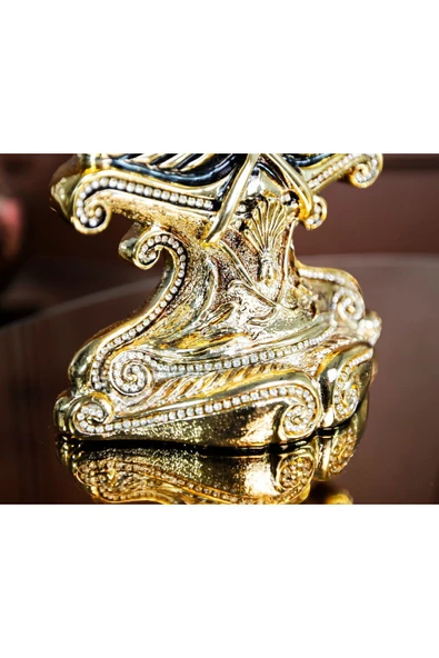 Hediyelik Biblo Obje Figür Lüks Dini Islami Biblo Başak Allah Muhammed Dekoratif Set - Resim 4