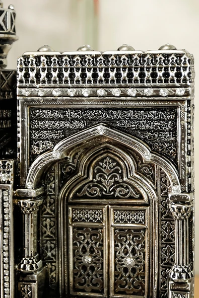 YENİ EV OFİS HEDİYESİ LÜKS DEKORATİF DİNİ İSLAMİ ARMAĞAN MİHRAP MİNBER SÜS OBJE - Resim 6