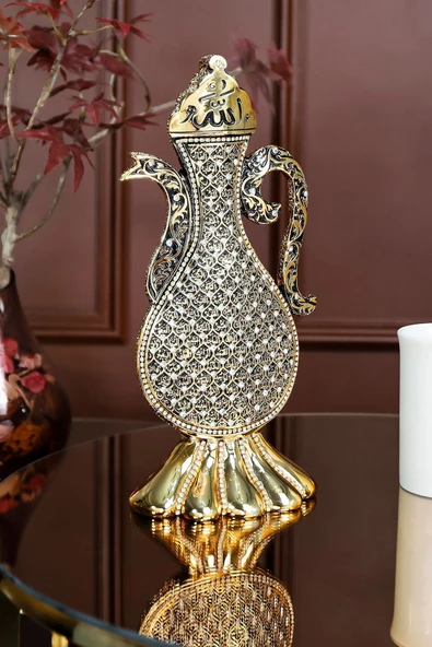 Dini Biblo | Hediyelik Figür | Dekoratıf Süs Obje | Dini Islami Hediye | Esmaül Hüsna Ibrik Biblo - Resim 2