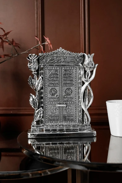 HEDİYELİK BİBLO LÜKS OBJE LALE GÜL KABE KAPISI DEKORATİF SÜS - Resim 3