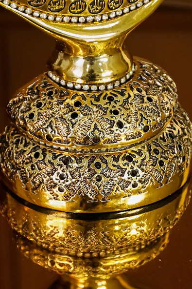 ALLAH MUHAMMED ESMAÜLHÜSNA LÜKS HEDİYELİK BÜYÜK OBJE DEKORATİF SÜS - Resim 3