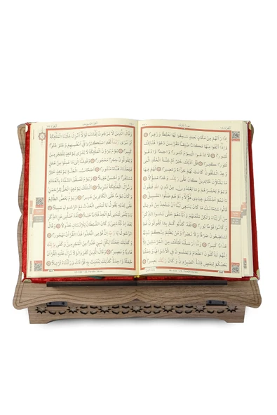 Ahşap Hediyelik Kuran Kutusu - Lüks Kuran Okuma Sehpası - Rahleli Ahşap Kuran Kutusu - Resim 6