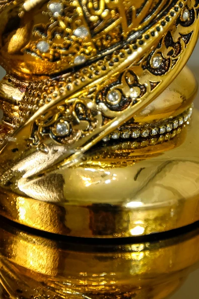 HEDİYELİK FİGÜR LÜKS AVANGARD FİGÜR KELİME-İ TEVHİD İŞLEMELİ ALLAH MUHAMMED DEKORATİF SÜS OBJE - Resim 7