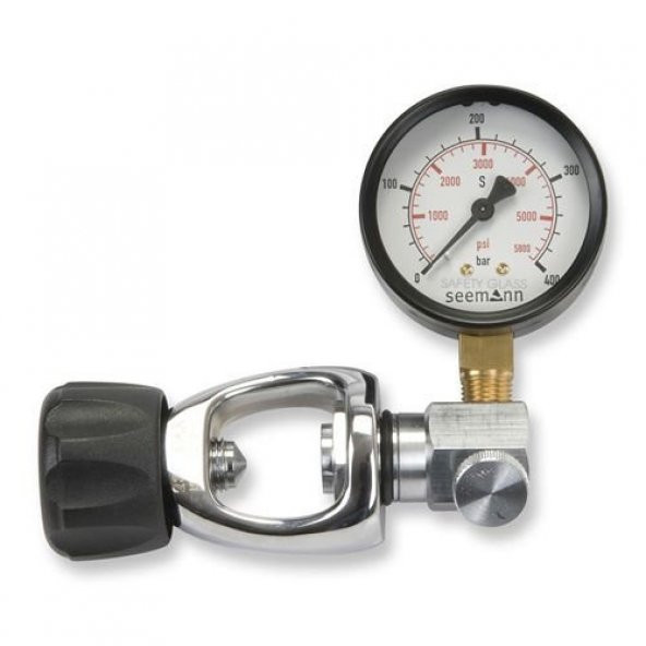 SUBGEAR Basınç Ölçer Tüp INT/YOKE ,Tahliye butonlu