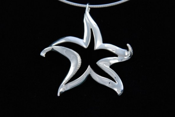 BIG BLUE Takı Kolye Ucu Seaplicity Gümüş DENİZ YILDIZI - 2