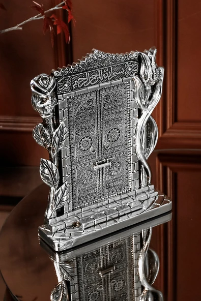 HEDİYELİK BİBLO LÜKS OBJE LALE GÜL KABE KAPISI DEKORATİF SÜS - Resim 4