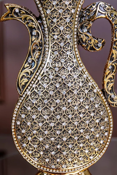 Dini Biblo | Hediyelik Figür | Dekoratıf Süs Obje | Dini Islami Hediye | Esmaül Hüsna Ibrik Biblo - Resim 7