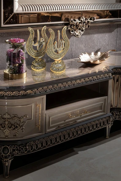 ALLAH MUHAMMED ESMAÜLHÜSNA LÜKS HEDİYELİK BÜYÜK OBJE DEKORATİF SÜS - Resim 4