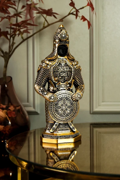 Ofis Hediyesi Ofis Dekor Biblo Osmanlı Zırh Asker Dekoratif Figür Armağan Obje Süs Dekorasyon ürün görseli