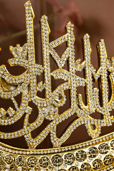 LÜKS HEDİYELİK EŞYA DEKORATİF DİNİ İSLAMİ OBJE VAV BESMELE ESMAÜLHÜSNA BİBLO FİGÜR - Resim 5