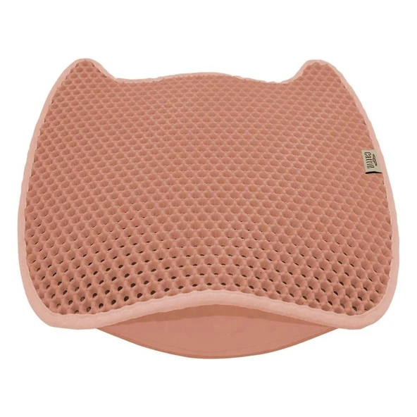 Cattie Taraklı Model Kum Toplayıcı Fonksiyonel Kedi Paspası Pink - Kedi Model M Boy 50-50cm