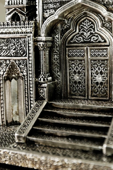 YENİ EV OFİS HEDİYESİ LÜKS DEKORATİF DİNİ İSLAMİ ARMAĞAN MİHRAP MİNBER SÜS OBJE - Resim 5