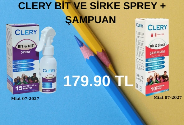 CLERY BİT VE SİRKE SPREY + ŞAMPUAN ürün görseli 1