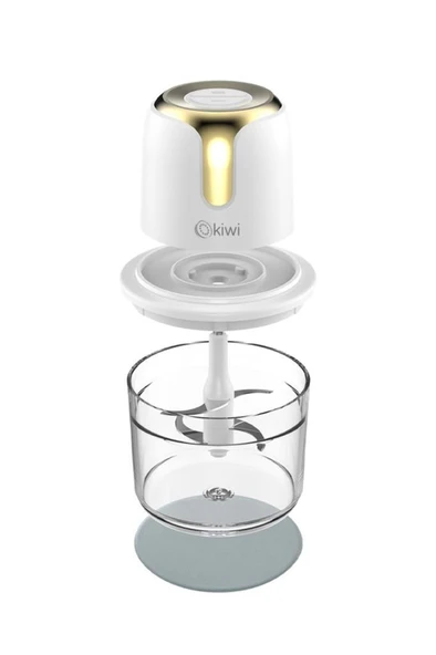 Kiwi KC-8221 Kablosuz Şarjlı Gıda Doğrayıcı 1.2 L Gold - 2