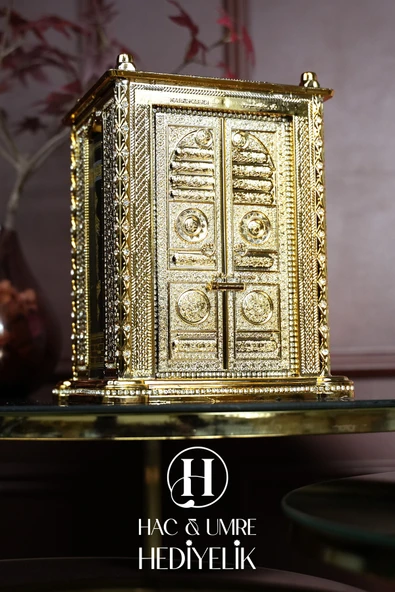 Kuran Kabı Biblo | Üç Kutsal Kapılı Kuran Hediyeli Dekoratif Obje | Ev Ofis Dekoru Dekoratif Obje - 3