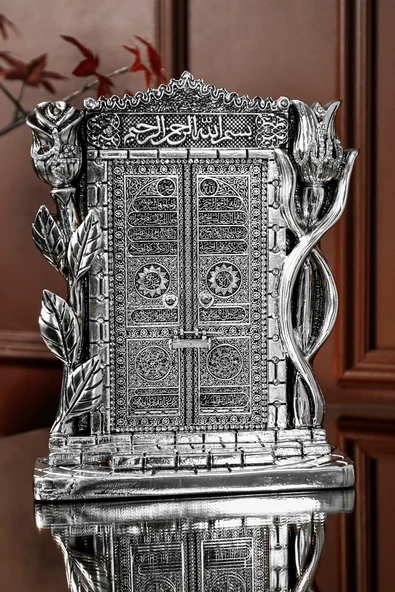 HEDİYELİK BİBLO LÜKS OBJE LALE GÜL KABE KAPISI DEKORATİF SÜS - Resim 5