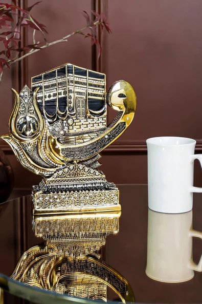 Tv Ünitesi Raf Dekorasyon Dekoratif Obje Kabe Vav Lale Hediyelik Biblo Süs - Resim 3